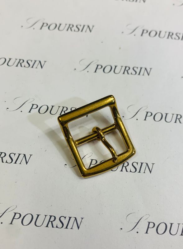 Boucle Vélo 18mm Laiton Poli Bille - lot de 4 pièces