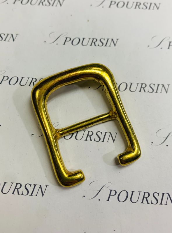 Boucle 255/25 à tenon Laiton Poli Bille - lot de 2 pièces