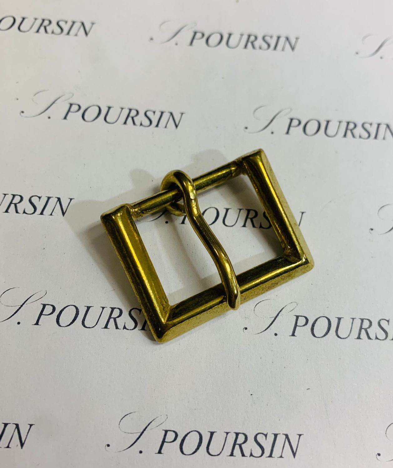 Boucle 648/25 Laiton Poli Bille - Bonne Affaire! - lot de 2 pièces