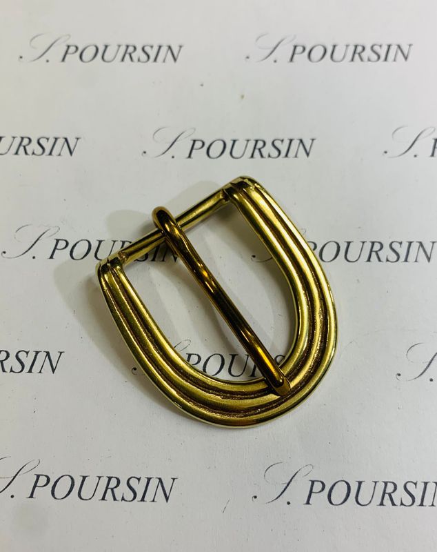 Boucle 193/23 Laiton Poli Bille - lot de 2 pièces