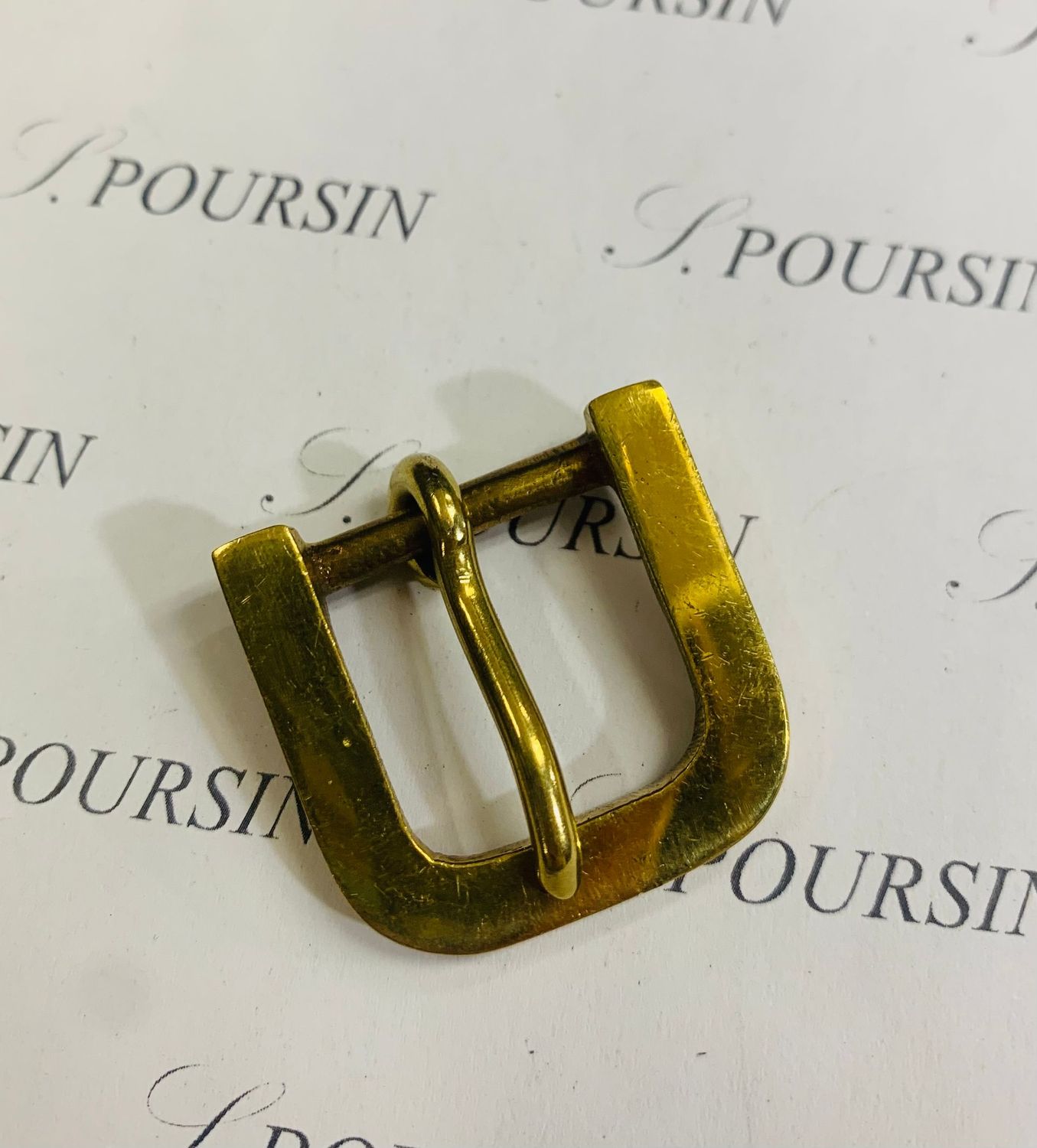 Boucle 986/20 Laiton Poli - Bonne Affaire! - Vintage - lot de 2 pièces