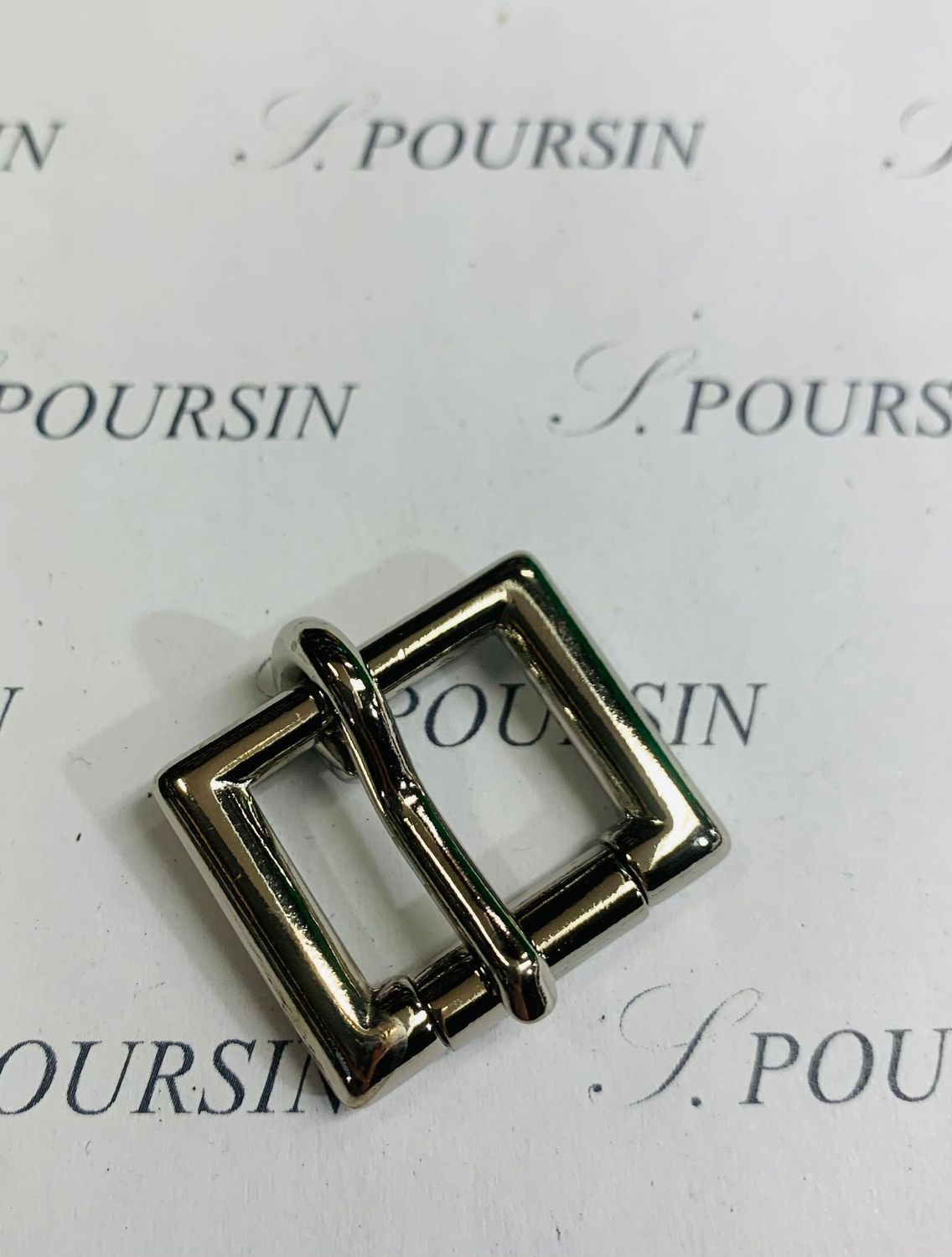 Boucle Anglaise 20mm CH Laiton Poli Bille Nickel  - lot de 2 pièces