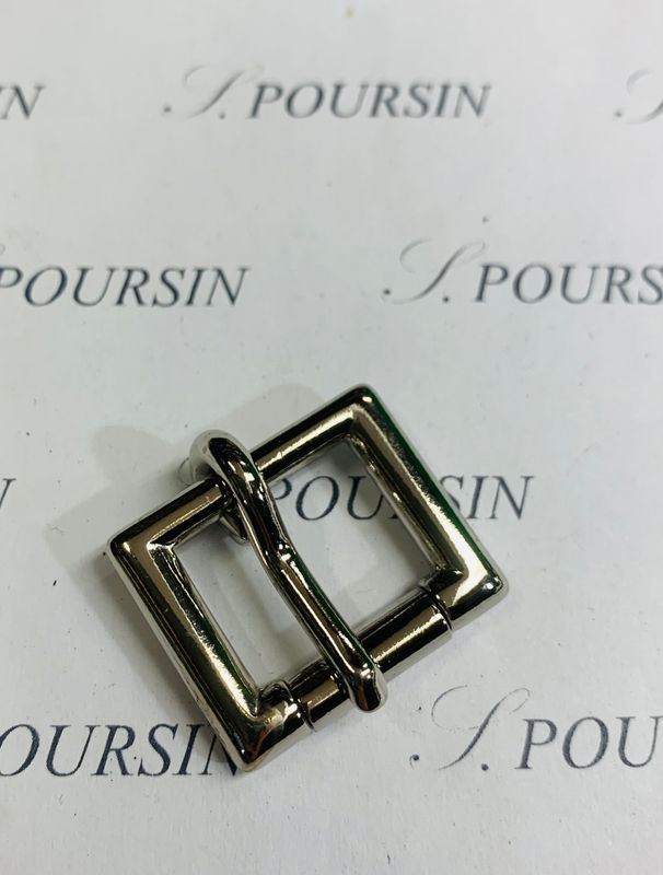 Boucle Anglaise 20mm CH Laiton Poli Bille Nickel  - lot de 2 pièces