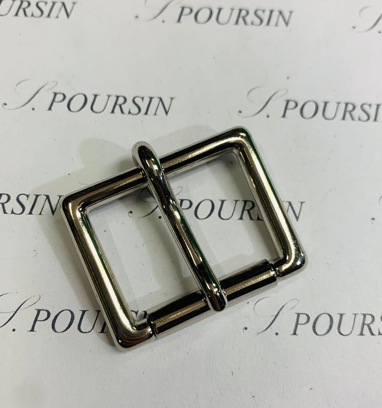 Boucle Anglaise 30mm CH Laiton Poli Bille Nickel - lot de 2 pièces