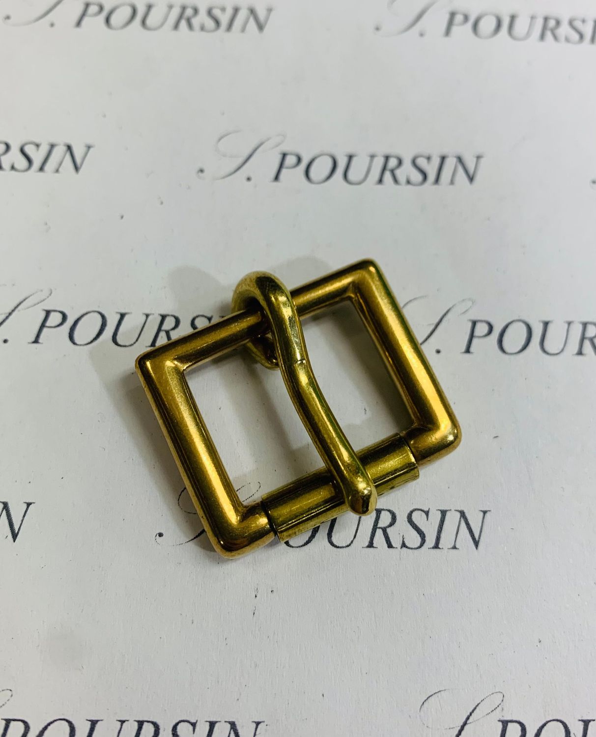 Boucle Anglaise 20mm CH Laiton Poli Bille - lot de 2 pièces