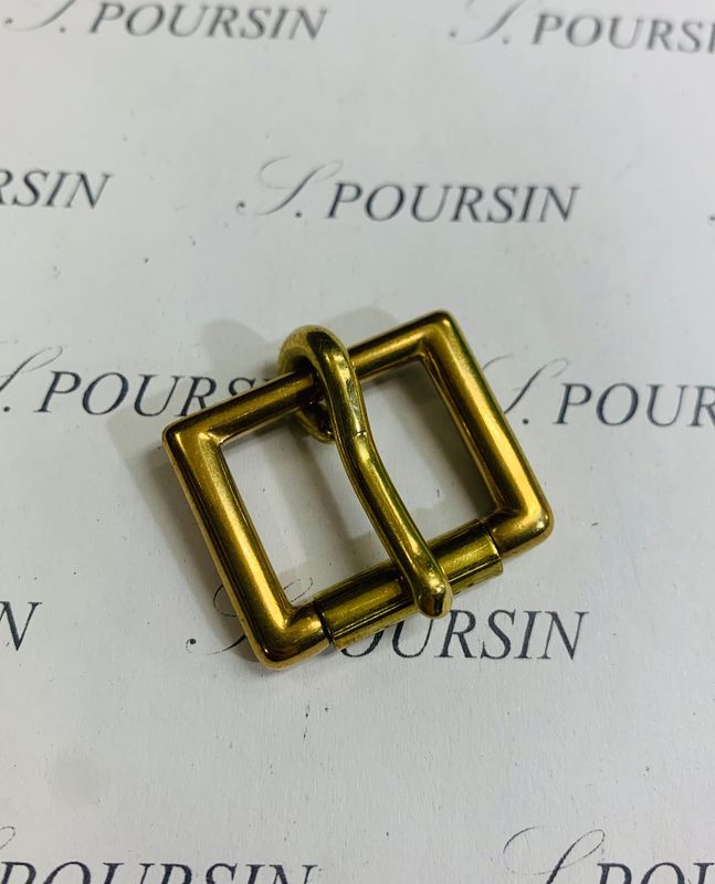 Boucle Anglaise 20mm CH Laiton Poli Bille - lot de 2 pièces