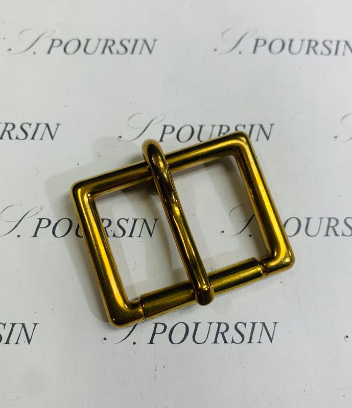 Boucle Anglaise 30mm CH Laiton Poli Bille - lot de 2 pièces