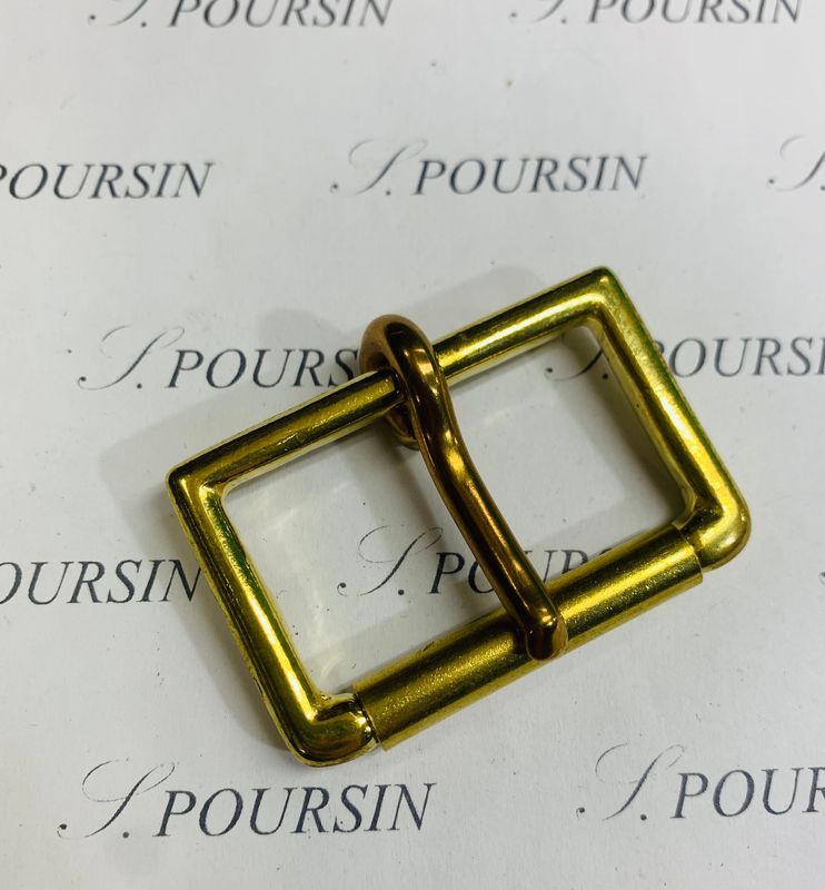 Boucle Anglaise 40mm CH Laiton Poli Bille - lot de 2 pièces