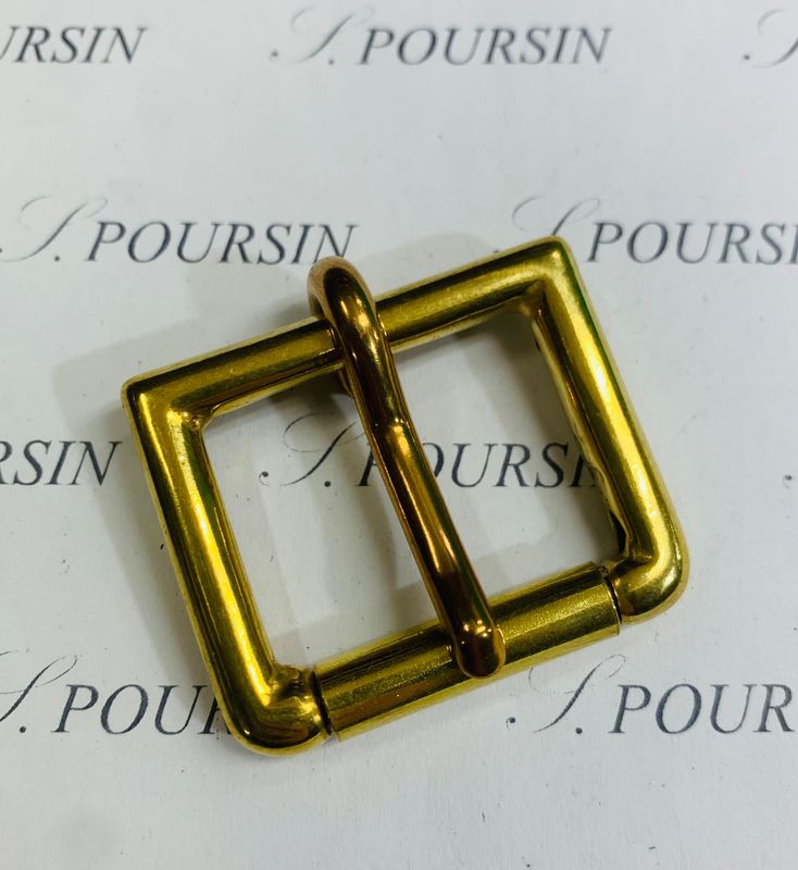 Boucle Anglaise 32mm CH Laiton Poli Bille - lot de 2 pièces