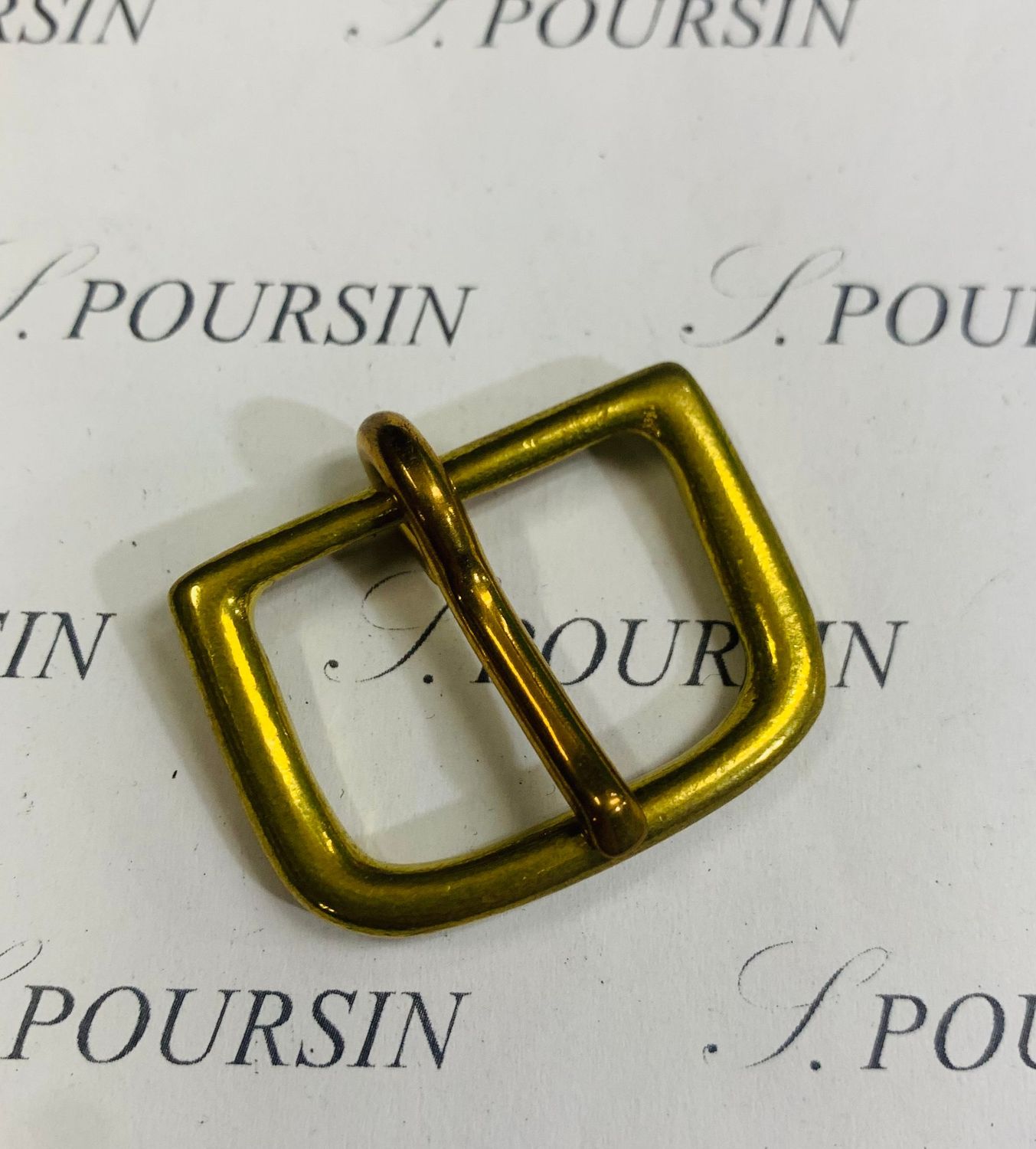 Boucle de Bride 27 CH Fonte Laiton Poli Bille - lot de 2 pièces