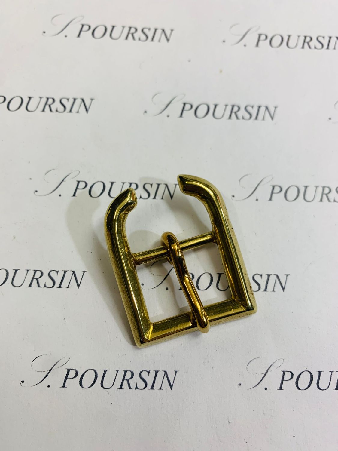 Boucle 648C/20 Laiton Poli Bille - lot de 2 pièces