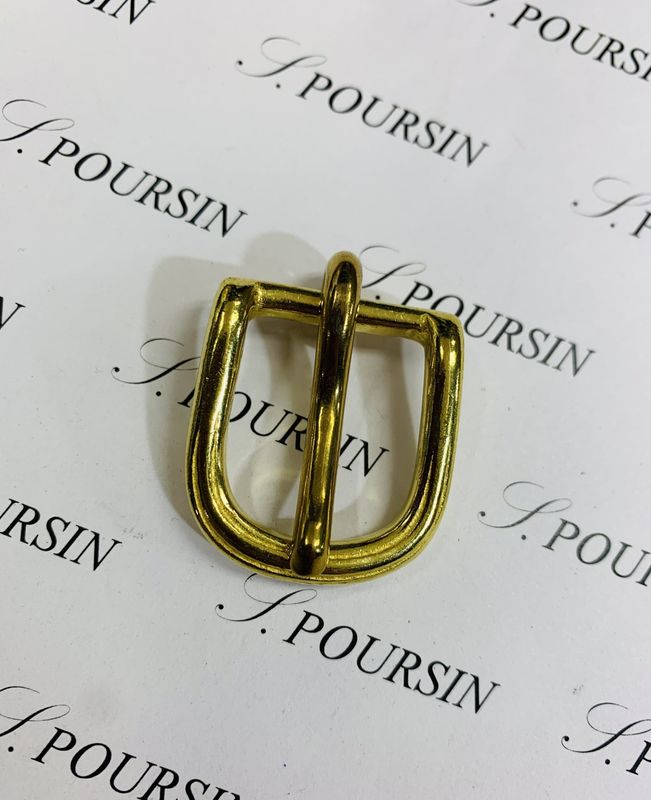 Boucle 1356/20 "Baguette" CH Forte Laiton Poli Bille  -  2 pièces