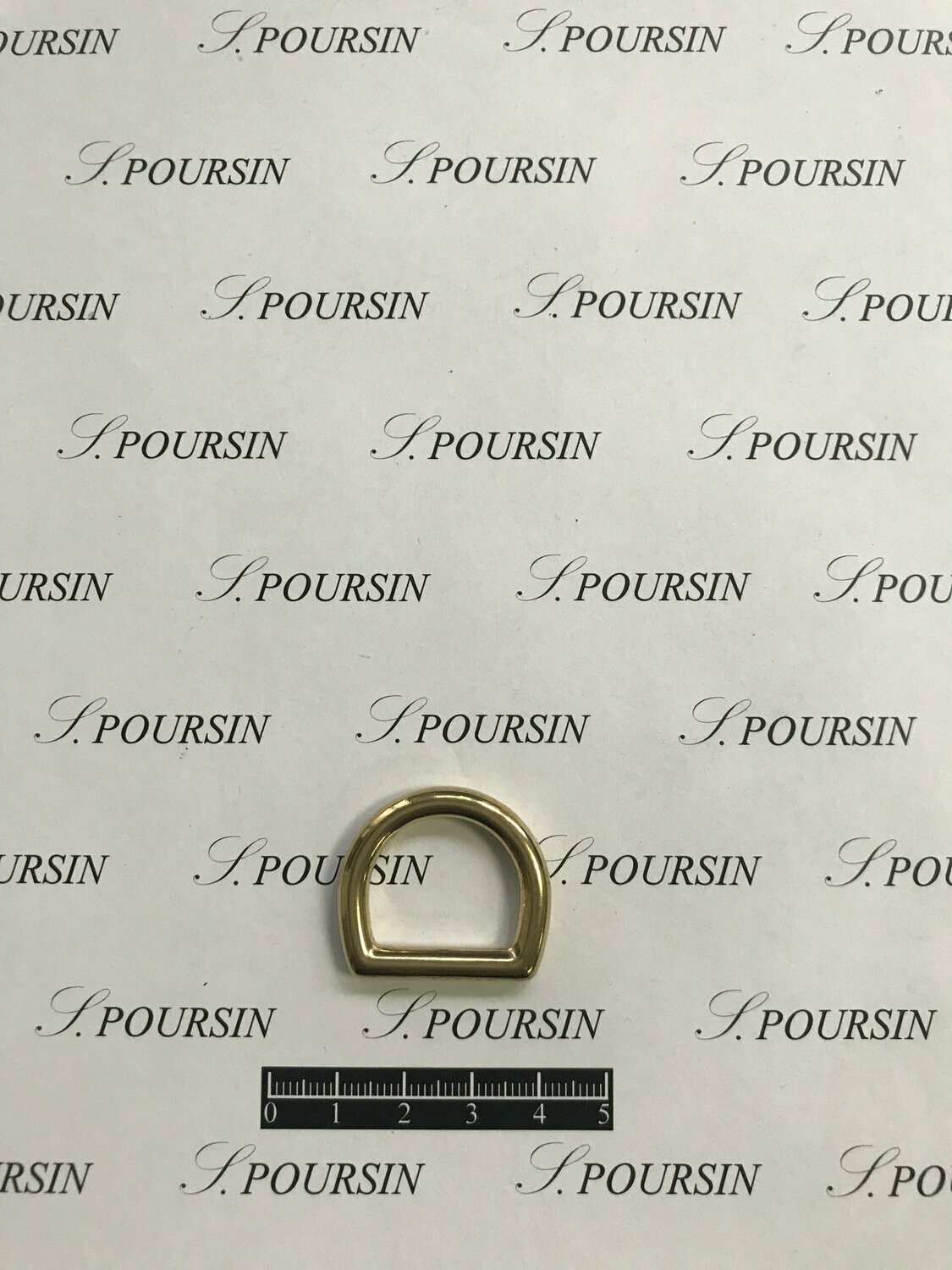 Dé fondu 20mm Laiton Poli Bille - lot de 2 pièces