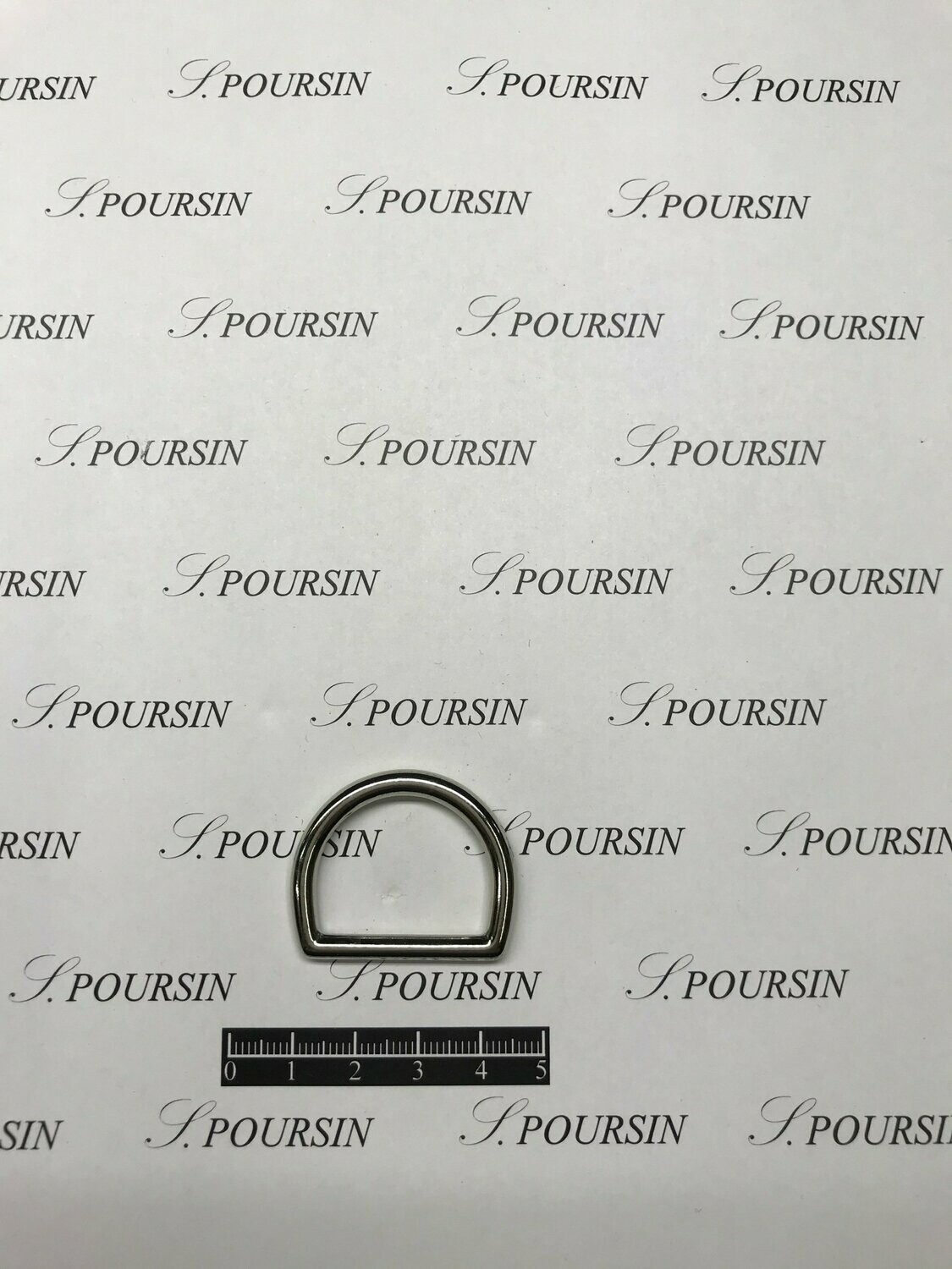 Dé fondu 25mm Laiton Poli Bille Nickel - lot de 2 pièces