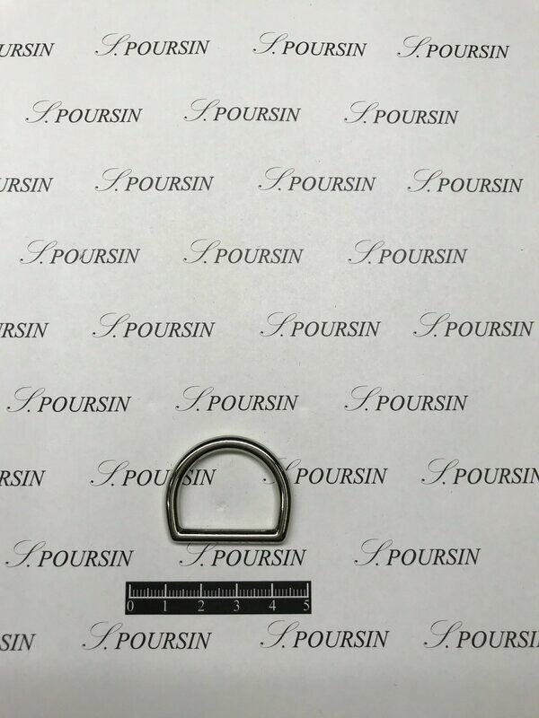 Dé fondu 25mm Laiton Poli Bille Nickel - lot de 2 pièces