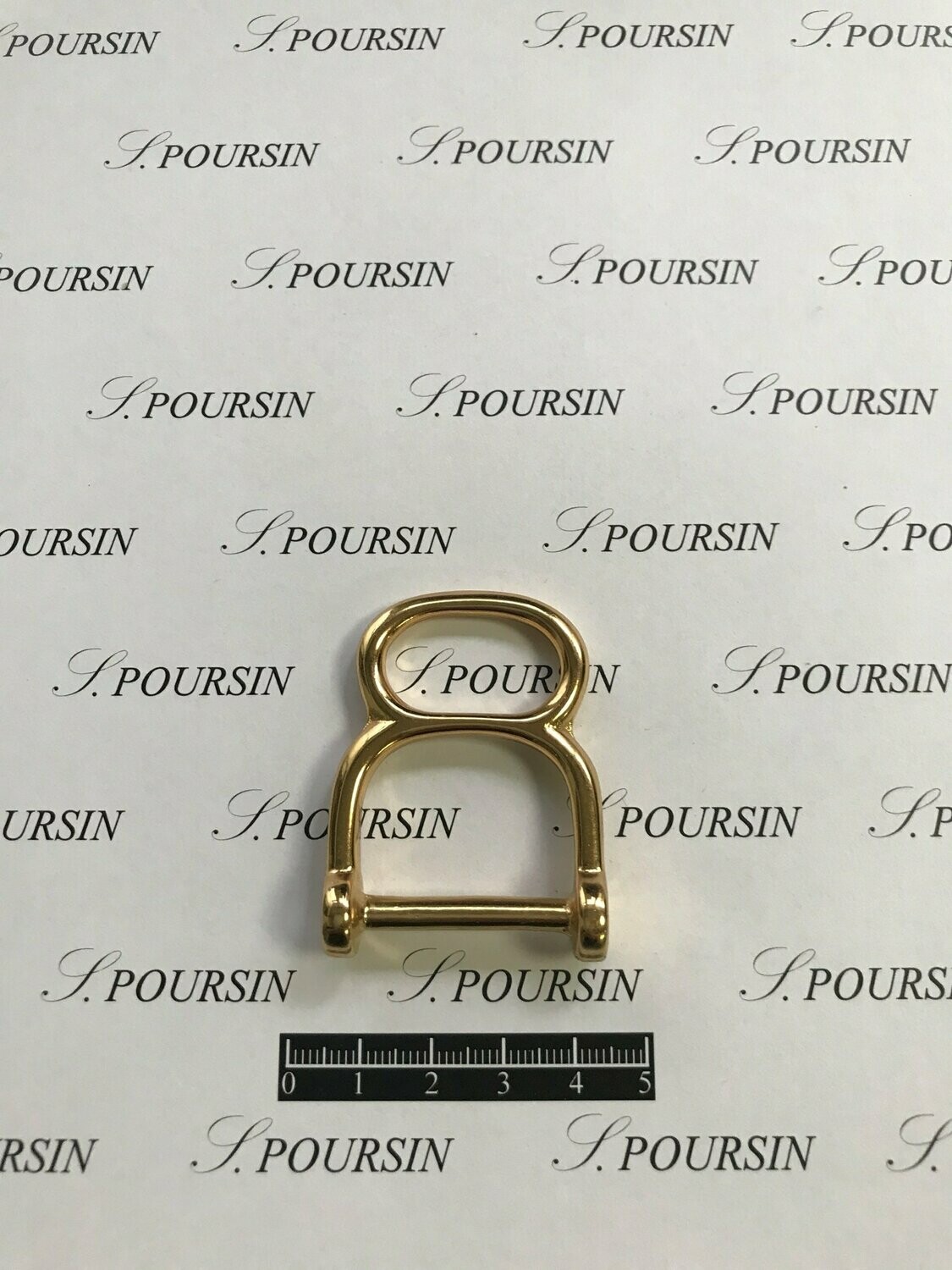 Attache 1114/30 Laiton Doré - Vintage- lot de 2 pièces