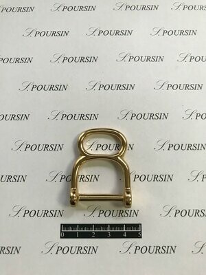 Attache 1114/30 Laiton Doré - Vintage- lot de 2 pièces Attache 1114/30 Laiton Doré - Vintage- lot de 2 pièces