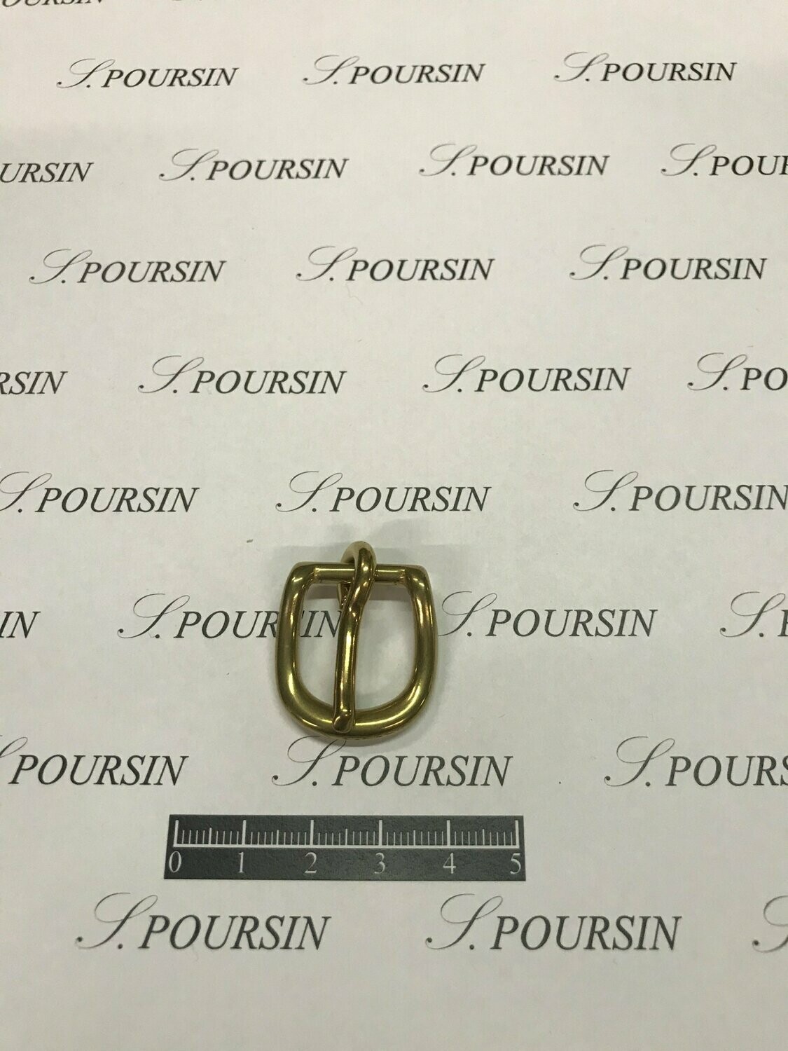 Boucle 253/14 CH Laiton Poli Bille - lot de 2 pièces