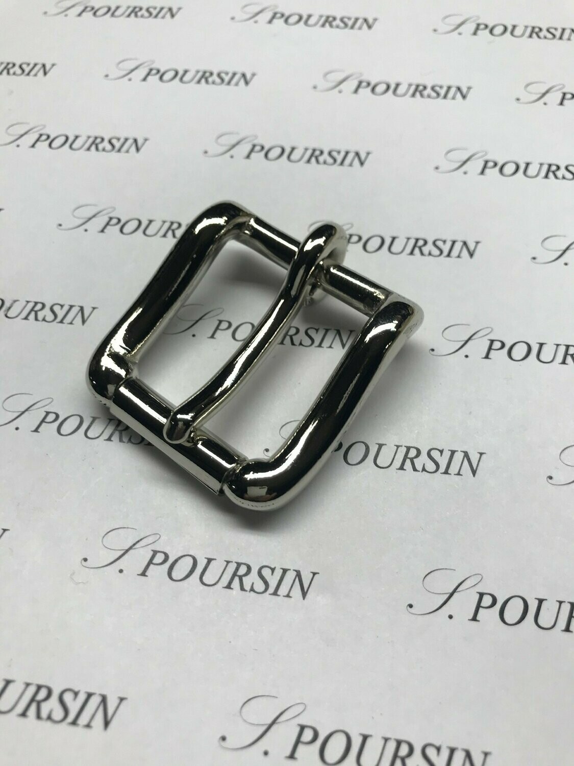 Boucle sous-ventrière SVS 30mm CH Forte Laiton Poli Bille Nickel - lot de 2 pièces