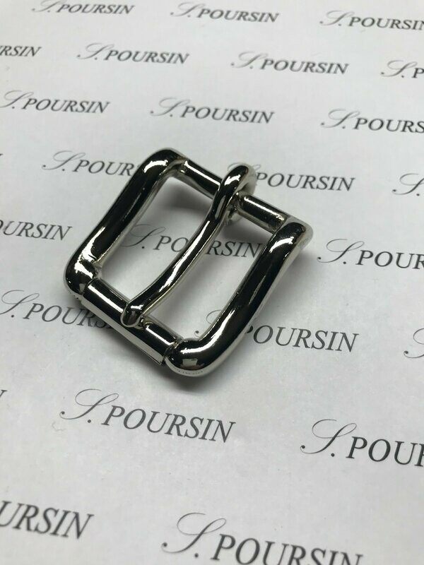 Boucle sous-ventrière SVS 30mm CH Forte Laiton Poli Bille Nickel - lot de 2 pièces