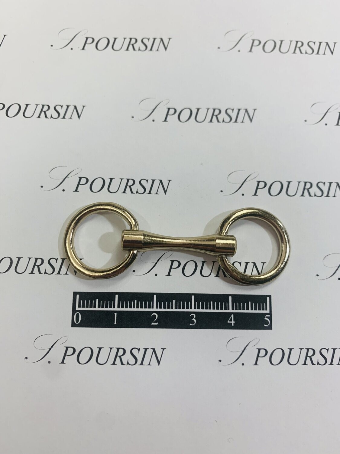 Filet 7159/14mm Laiton Doré Or 0,5N Verni- Lot de 2 pièces