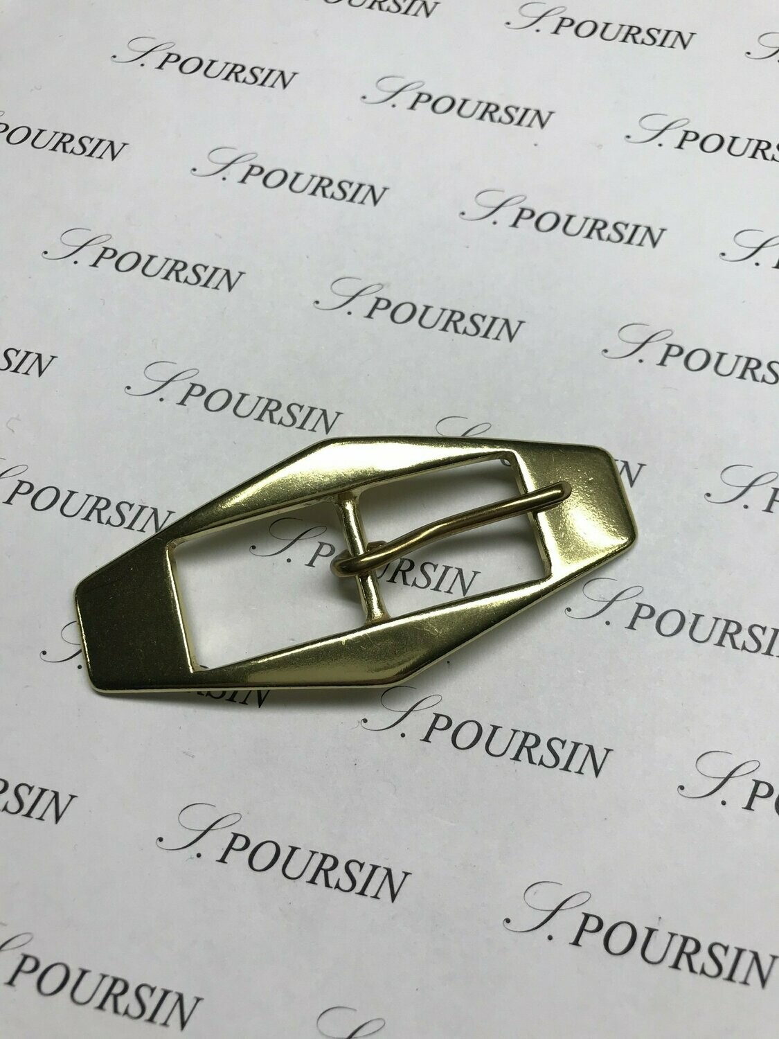 Boucle 41/20 Laiton Poli Bille - Bonne Affaire!- lot de 2 pièces