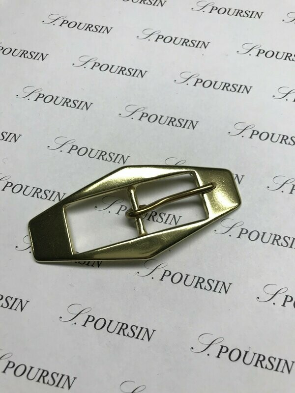 Boucle 41/20 Laiton Poli Bille - Bonne Affaire!- lot de 2 pièces