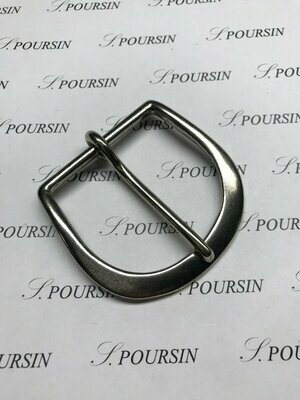 Boucle 251/50 Laiton Poli Bille Vieil Argent Clair Verni - lot de 1 pièce