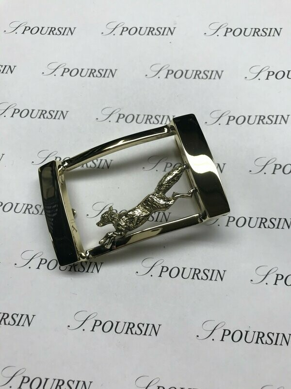 Boucle double 245/35 "Renard" à Pont & Tenon Laiton Poli Main - 1 pièce