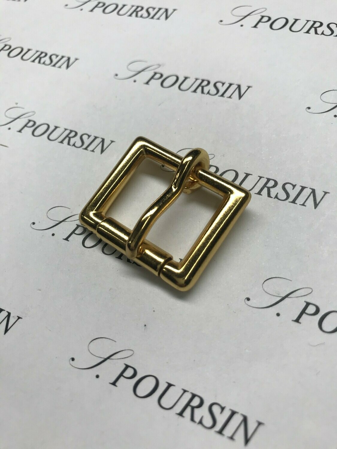 Boucle Anglaise 20mm Laiton Poli Bille Doré OR Verni  - BONNE AFFAIRE! lot de 2 pièces