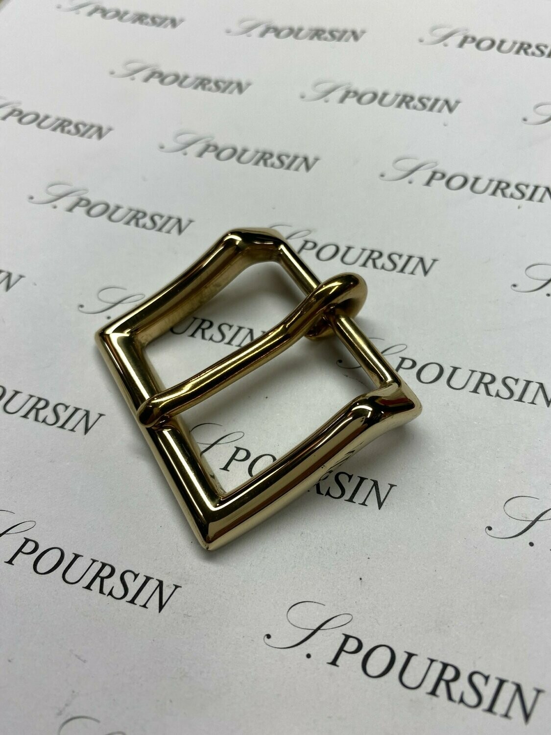 Boucle 627/32 Ardillon Fort Laiton Poli Main - Bonne Affaire! - lot de 2 pièces