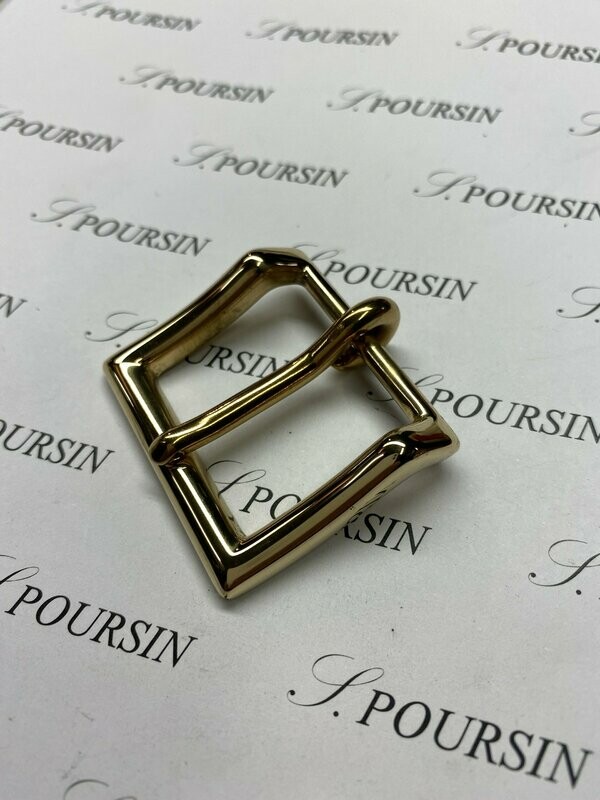 Boucle 627/32 Ardillon Fort Laiton Poli Main - Bonne Affaire! - lot de 2 pièces