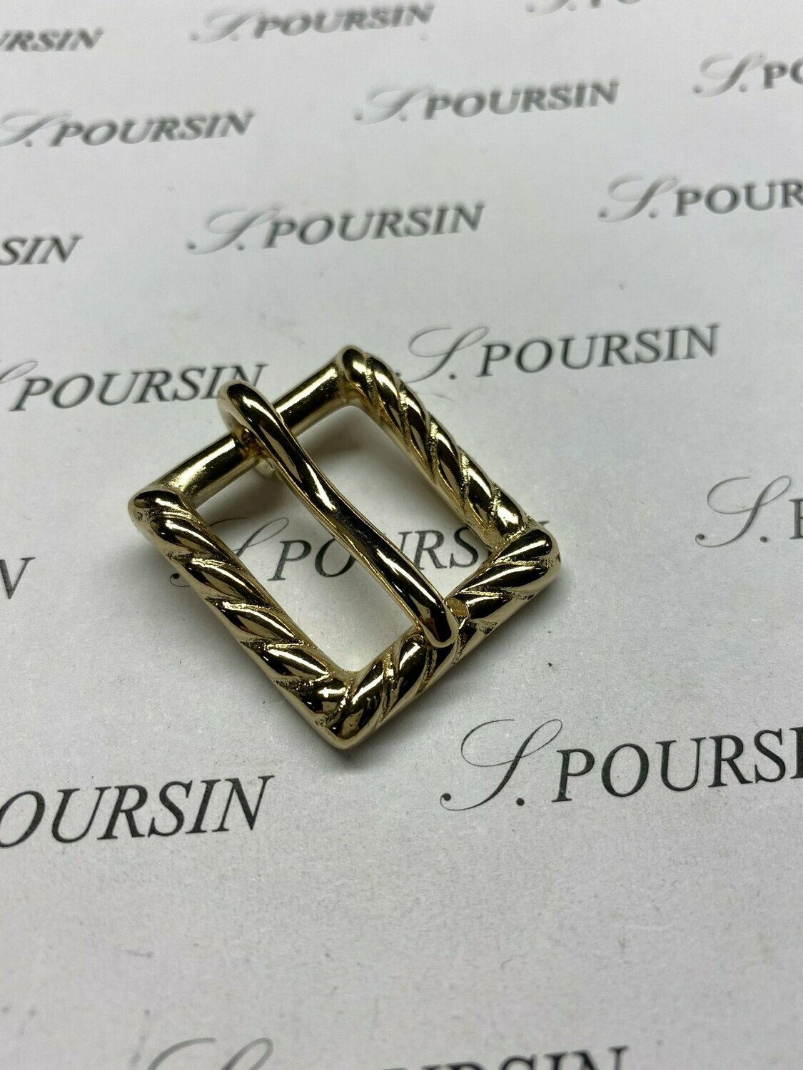 Boucle 400/18 Laiton Poli Doré Or 0.5N 0,5µ - lot de 1 pièce