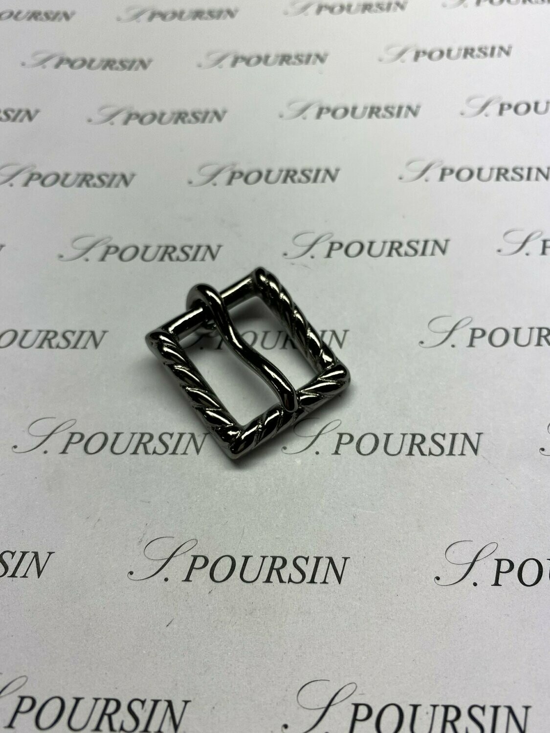 Boucle 400/18 Laiton Poli Ruthénium 0,5µ - lot de 1 pièces