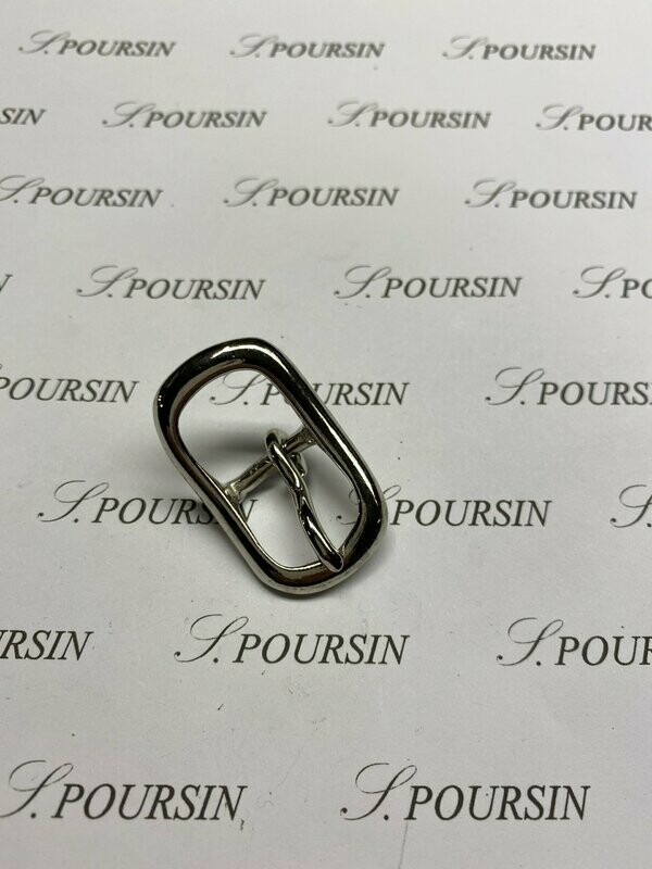 Boucle Double 589/16 Laiton Nickel - lot de 2 pièces