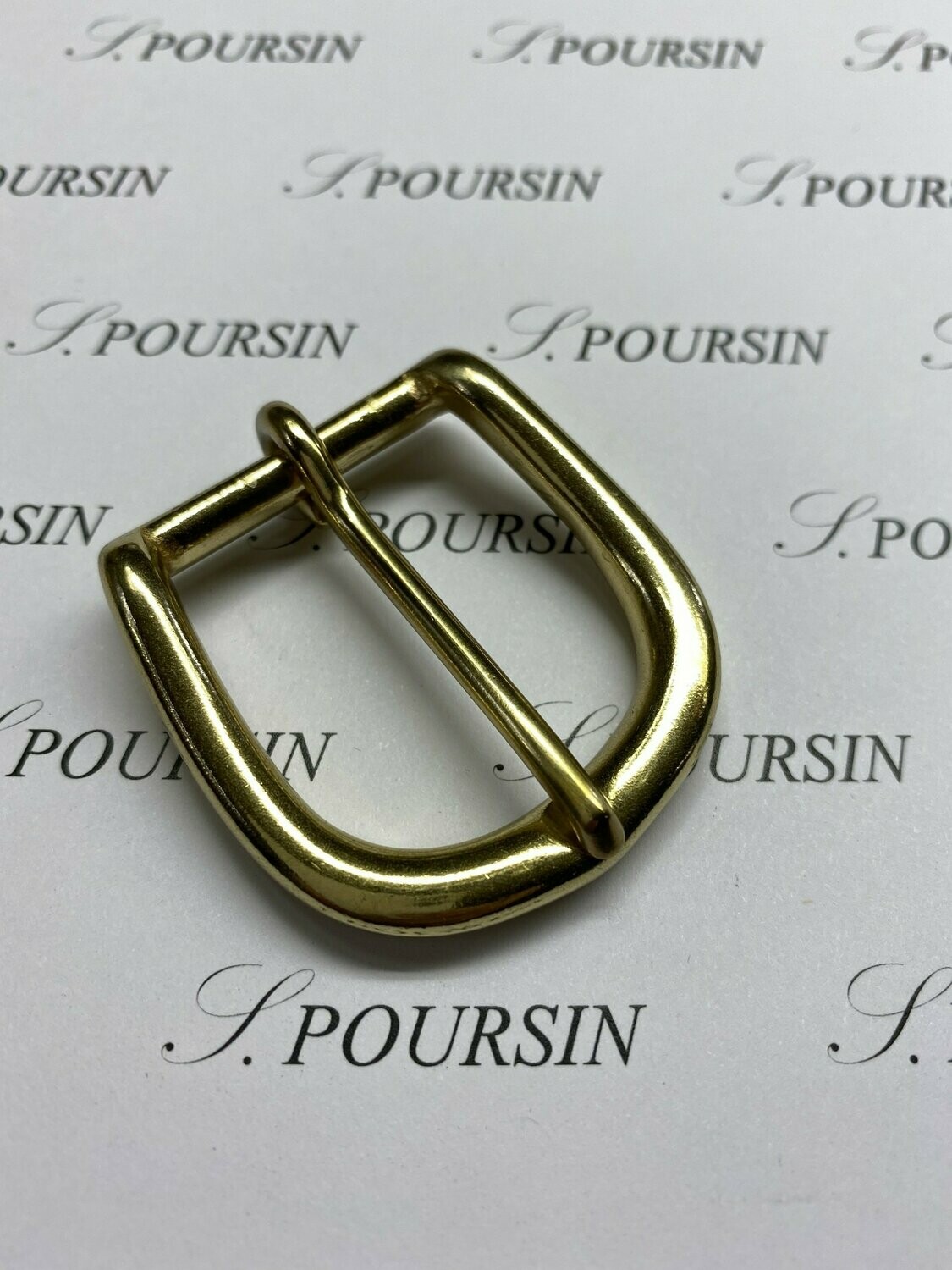 Boucle 253/27 Laiton Poli Bille - lot de 2 pièces