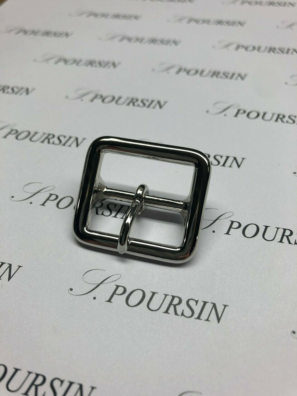 Boucle Banderole 23mm Laiton Poli Main Palladium 0,5µ - lot de 2 pièces