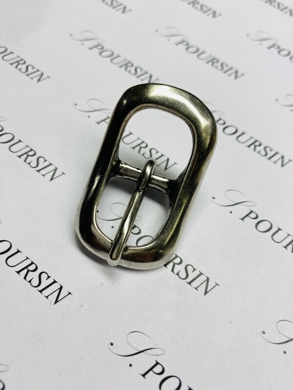 Boucle Double 589/16 CH Laiton Poli Vieil Argent Verni - lot de 2 pièces