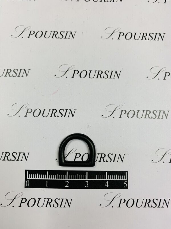 Dé fondu 12mm Laiton Poli Satiné Noir Verni - Bonne Affaire! - lot de 4 pièces