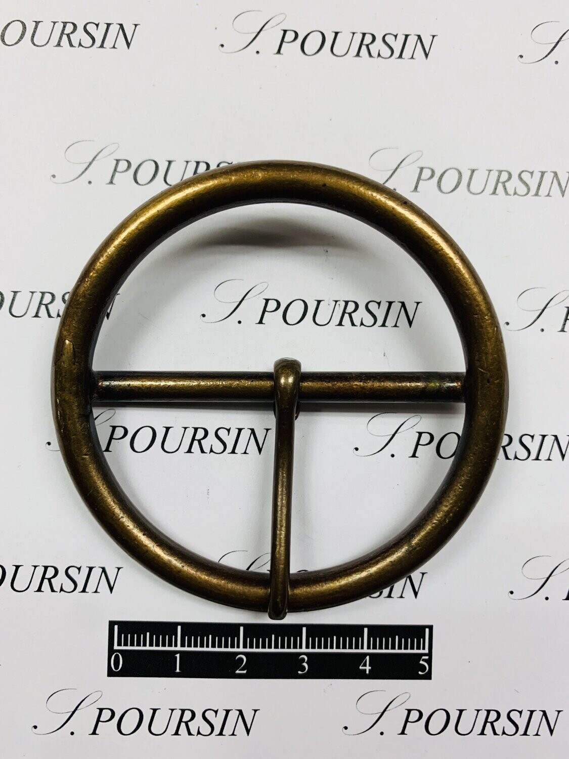 Boucle 258/55 Laiton Poli Vieux Cuivre Verni - Bonne Affaire! - lot de 1 pièce