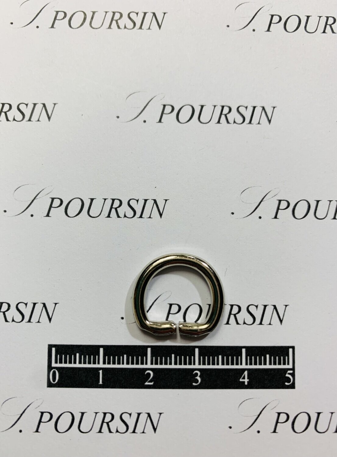 Dé 1/2 Rond 10x27 Non Soudé Laiton Nickel - lot de 10 pièces