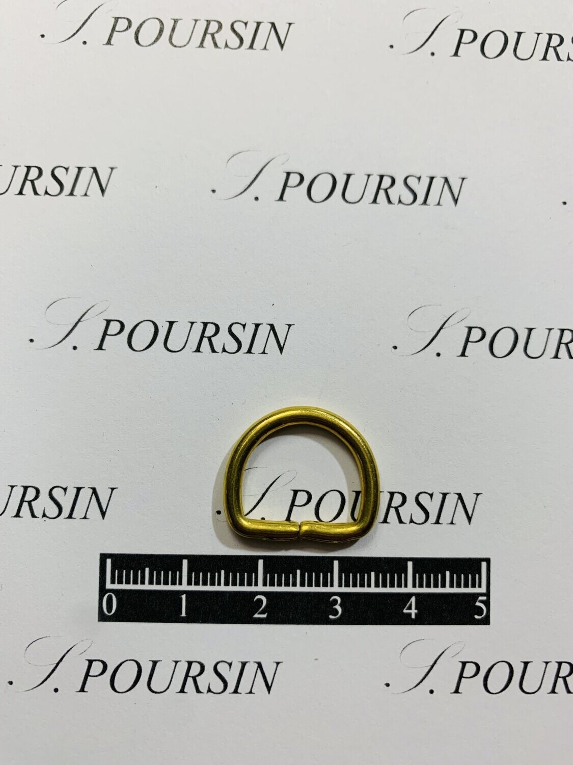 Dé 1/2 Rond 12x24 Non Soudé Laiton Poli Bille - lot de 10 pièces