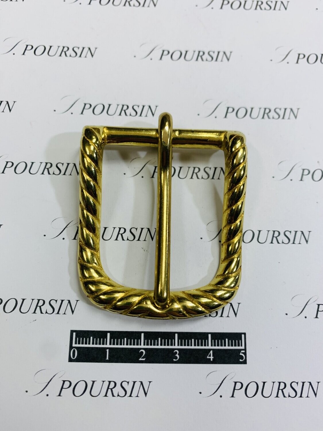 Boucle 389/35 Laiton Poli Bille  - lot de 2 pièces