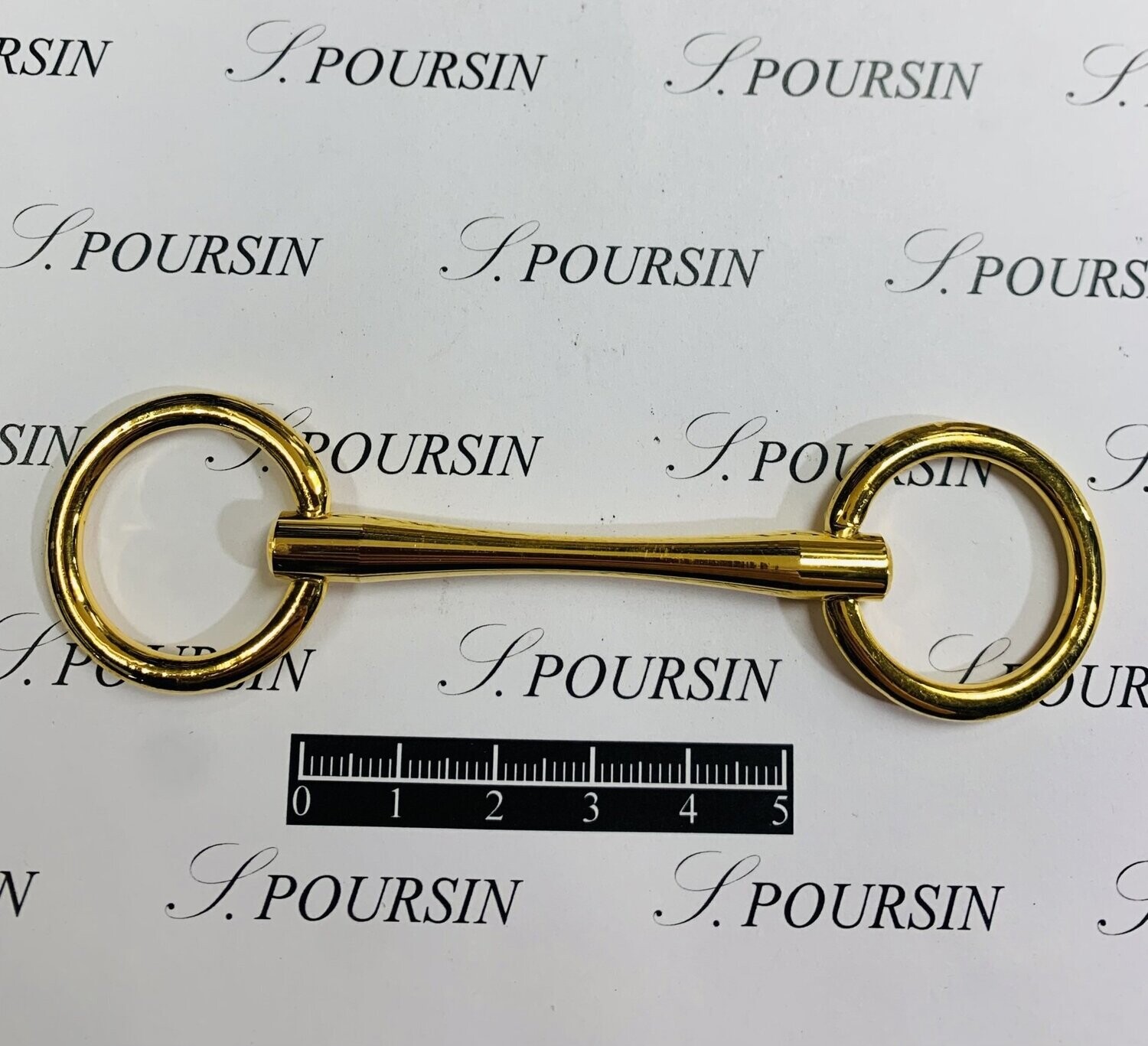 Filet 9025/23 ( grand modèle ) Laiton Doré Or3N Verni - Lot de 2 pièces