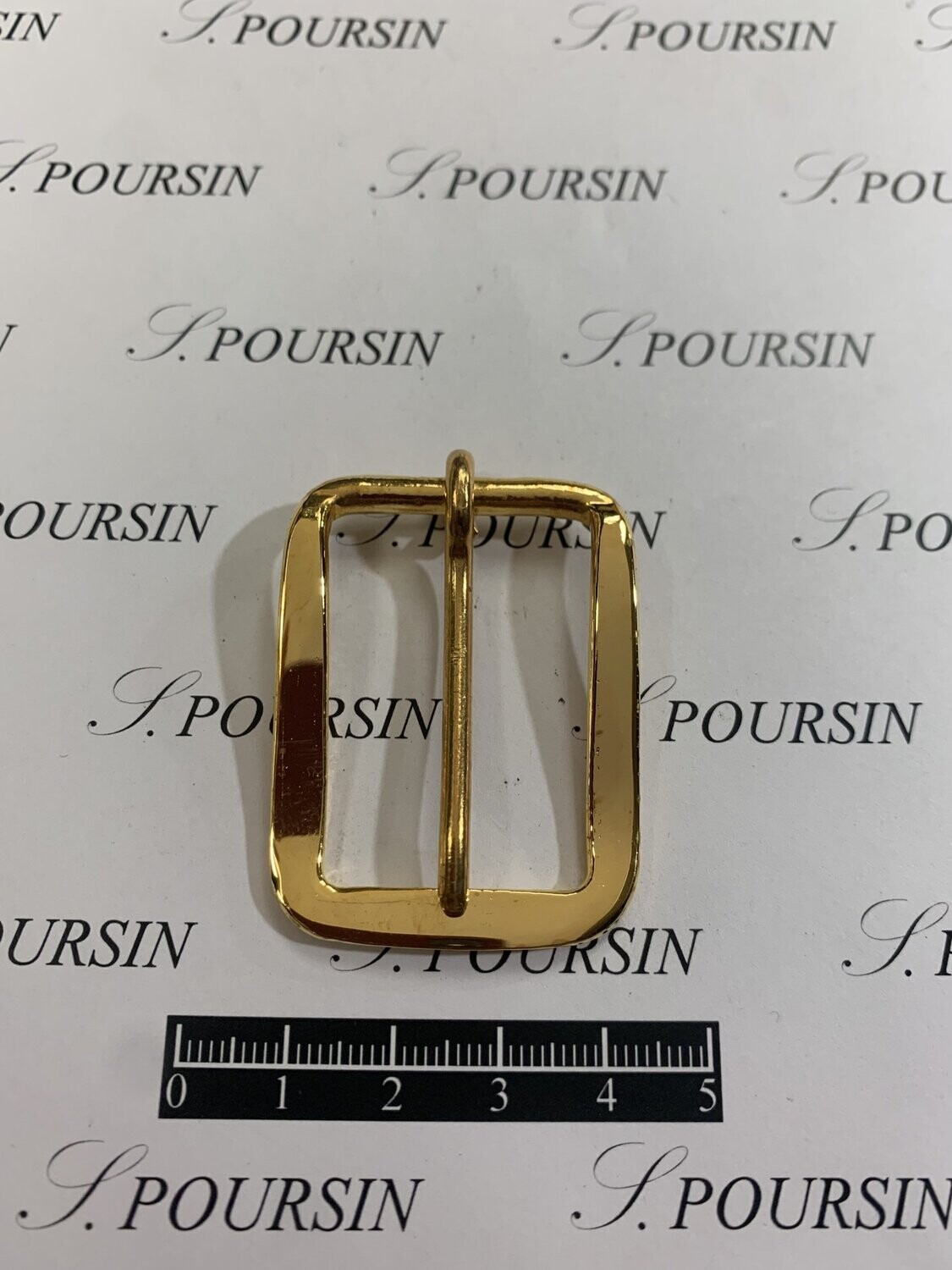 Boucle 46/25 Laiton Poli Doré  - Bonne Affaire! - lot de 2 pièces
