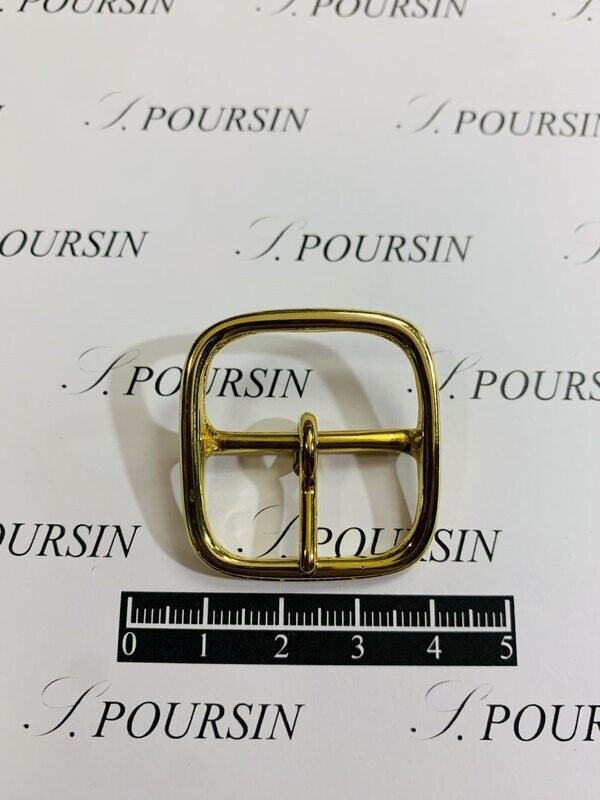Boucle Double Off Légère 25mm - Laiton Poli Bille - lot de 2 pièces Boucle Double Off Légère 25mm - Laiton Poli Bille - lot de 2 pièces