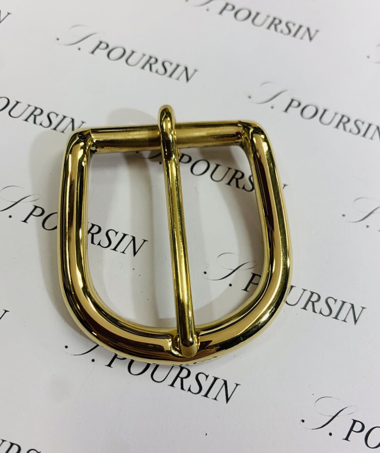 Boucle 253/30 Laiton Poli Main - lot de 2 pièces