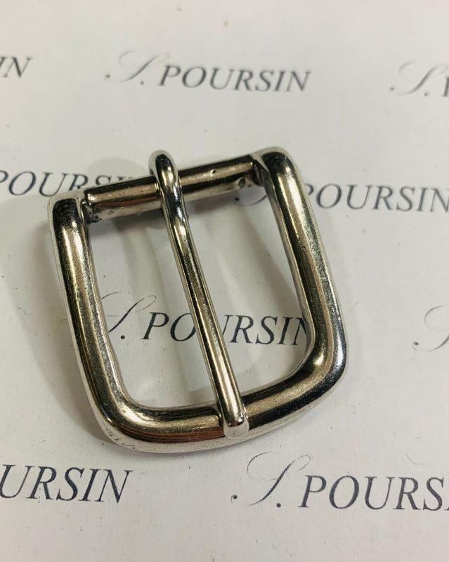 Boucle LYP 25 Laiton Vieil Argent Clair Verni  - lot de 1 pièce