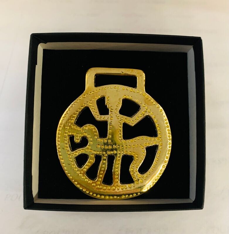 Pendentif Chatelaine  Merovingien OM10 - Laiton Poli Main