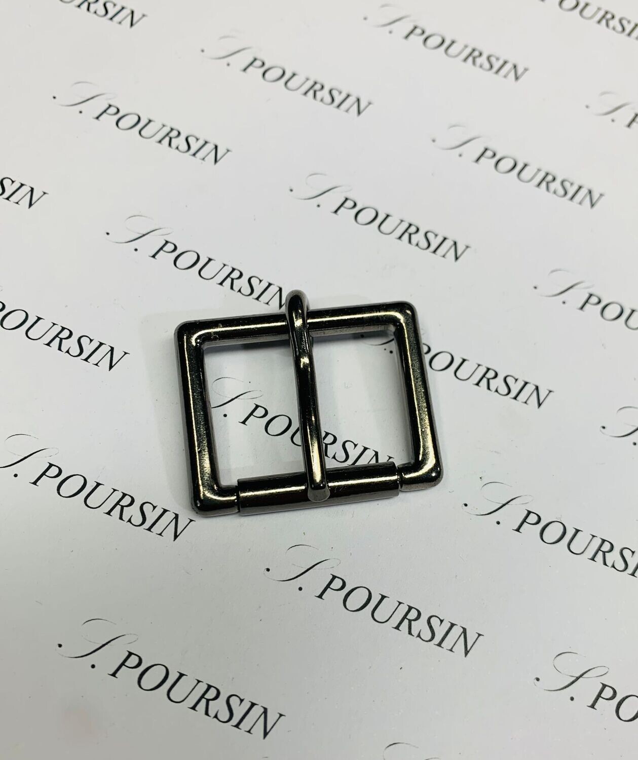 Boucle Anglaise 30mm Laiton Poli Bille Nickel Noir Verni - Bonne Affaire - lot de 2 pièces